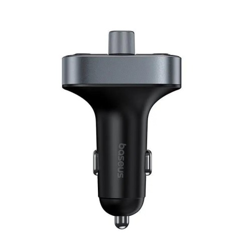 АЗП з FM-модулятором Baseus S-09 Pro Series Car FM Transmitter Cluster Black