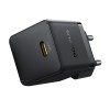 Мережевий зарядний пристрій з кабелем Baseus Palm Fast Charger 1C 20W EU Cluster Black (with Baseus  Cable USB-C to USB-C 60W ) 1m Cluster Blac