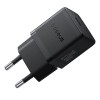 Мережевий зарядний пристрій з кабелем Baseus Palm Fast Charger 1C 20W EU Cluster Black (with Baseus  Cable USB-C to USB-C 60W ) 1m Cluster Blac