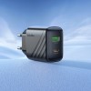 Мережевий зарядний пристрій з кабелем HOCO CS25A Rico PD20W+QC3.0 charger set(C to C) Black