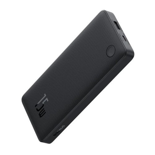 Зовнішній акумулятор Baseus Airpow Lite Power Bank 10000mAh 15W Cosmic Black (With Simple Series Data Cable USB to Type-C 30cm Black)