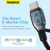 Кабель Baseus Pudding Series Fast Charging Cable Type-C to Type-C 100W 1.2m Cluster Black