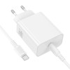 Мережевий зарядний пристрій BOROFONE BA109A Star single port PD40W charger set (C to C) (EU) White