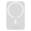Зовнішній акумулятор Baseus Magnetic Mini Air Wireless Fast Charge Power Bank 6000mAh 20W Stellar White（With Simple Series Charging Cable Type-C to