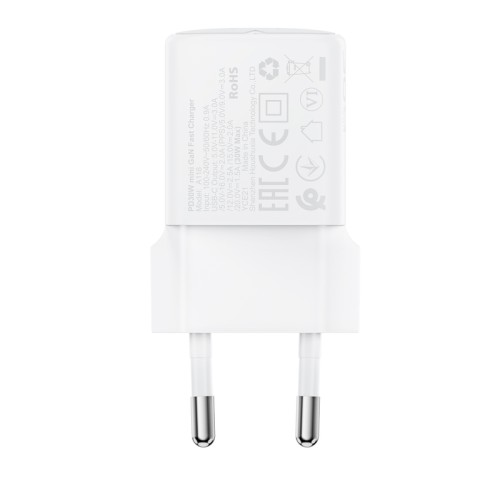 Мережевий зарядний пристрій ACEFAST A118 PD30W mini GaN USB-C fast charger
