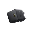 Мережевий зарядний пристрій з кабелем Baseus Palm Fast Charger 1C 30W EU Cluster Black(With: Baseus Mini White Cable C to C 60W(20V/3A) 1m