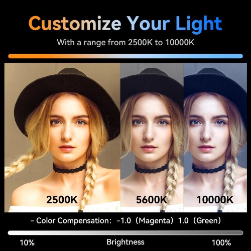 Відеосвітло Ulanzi Vijim VL360 RGB Led Light, 38W(L058GBB2 VL360)