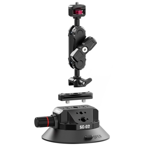Присоска з швидкозмінним кріпленням Ulanzi SC-02 Extended Vacuum Suction Cup 4.5 inches