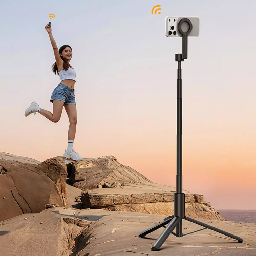 Селфі-трипод Ulanzi SK27 Tripod Tripod Selfie Stick(Magnetic Version) Black