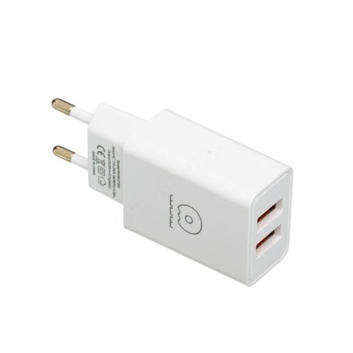 Мережевий зарядний пристрій WUW-C155 2USB 3.1A white