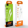 Кабель WUW-X206 Type-C to Lightning PD20W 1m white