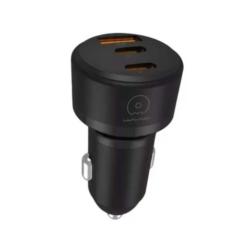 Автомобільний зарядний пристрій WUW-C244 USB20W+PD20W+PD15W black