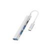 USB-хаб WUW-X236 USB 4-in-1 multifunctional expander, USB3.0 high-speed transmission Silver