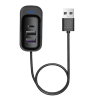 USB-хаб WUW-C245 3-in-1 USB-A  to 2 USB-A, USB-C Black
