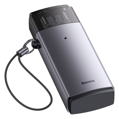 Кардрідер Baseus Lite Series USB-A  to SD/TF Card Reader  Grey