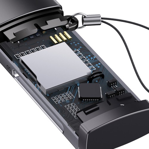 Кардрідер Baseus Lite Series USB-A  to SD/TF Card Reader  Grey