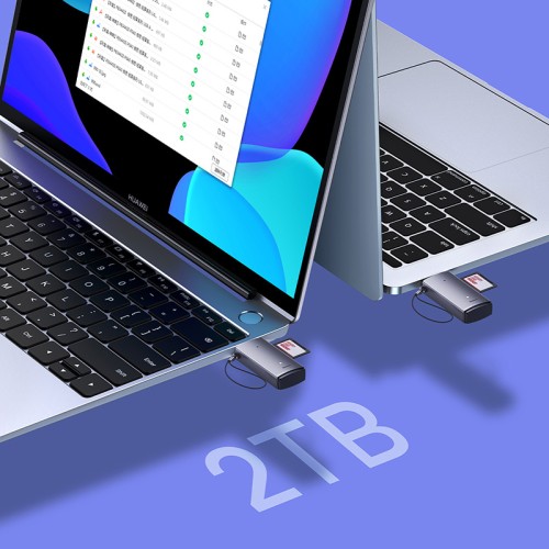 Кардрідер Baseus Lite Series USB-A  to SD/TF Card Reader  Grey
