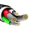 Кабель Baseus Tungsten Gold Fast Charging Data Cable USB to iP 2.4A 2m Black