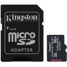 Карта пам'яті microSDHC (UHS-1 U3) Kingston Industrial 32Gb class 10 V30 А1 (adapter SD)