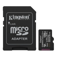 Карта пам'яті microSDXC (UHS-1) Kingston Canvas Select Plus Gen3 128Gb class 10 А1 (R-150MB/s) (adapter SD)