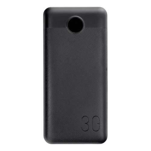 Зовнішній акумулятор VEGER 30000 mAh PD QC3.0 3A 20W L30 (W3008PD) black