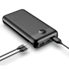 Зовнішній акумулятор VEGER 30000 mAh PD QC3.0 3A 20W L30 (W3008PD) black