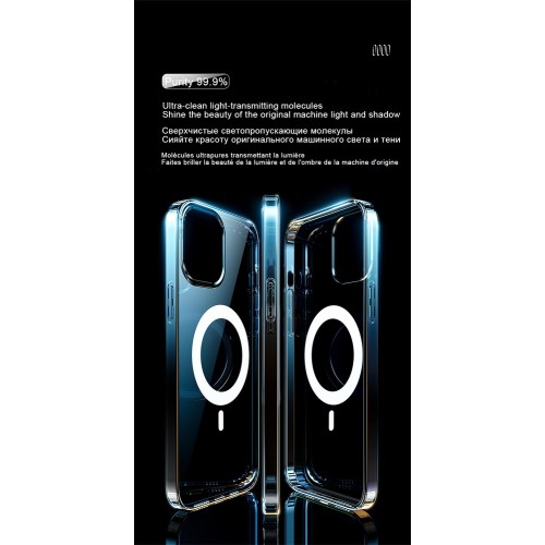 Чохол Cosmic Acrylic MagSafe HQ for Apple iPhone 15 Transparent