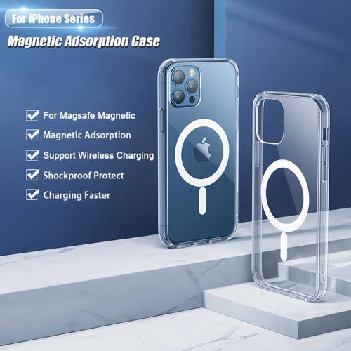 Чохол Cosmic Acrylic MagSafe HQ for Apple iPhone 15 Transparent