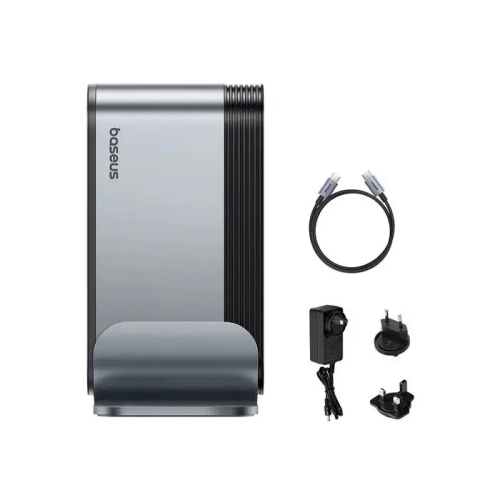 USB-хаб Baseus UnionJoy 17-Port Triple-Display  Docking Station Space Grey（USB-C to HDMI4K@60Hz*2+DP4K@60Hz*1+USB3.0*3+USB-C3.0*2+USB2.0*2+PD*1+PC*1+