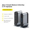 USB-хаб Baseus UnionJoy 17-Port Triple-Display  Docking Station Space Grey（USB-C to HDMI4K@60Hz*2+DP4K@60Hz*1+USB3.0*3+USB-C3.0*2+USB2.0*2+PD*1+PC*1+