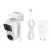IP-камера відеоспостереження HOCO D9 outdoor PTZ HD camera White