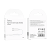 Аудіокабель HOCO LS35 Type-C to 3.5mm female, ABS, 0.08m, White