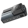 Відеореєстратор HOCO DV12 driving recorder 2K display GPS(with rear camera) Silvery Gray