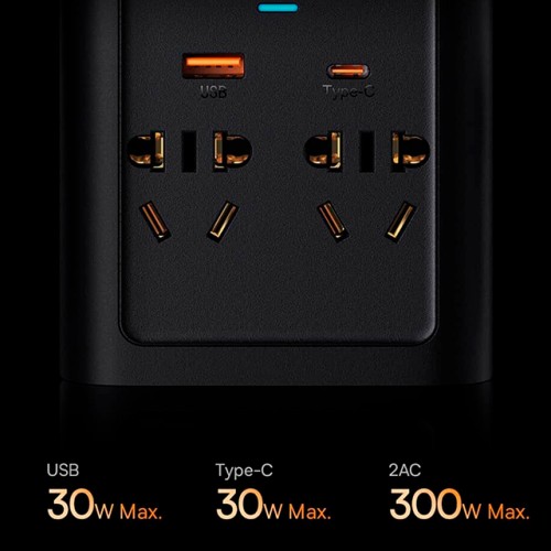 Автомобільний інвертор для електросамокатів Baseus IGBT Power Inverter 300W (110V US/JP ) Black + перехідник