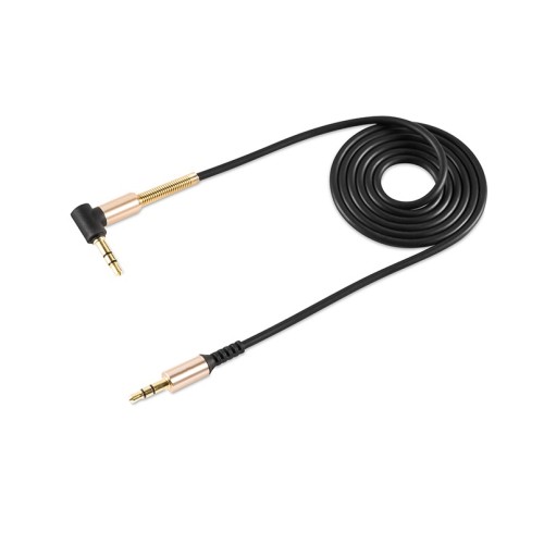 Аудіокабель HOCO UPA02 3.5mm male to 3.5mm male, TPE, 1m, Black