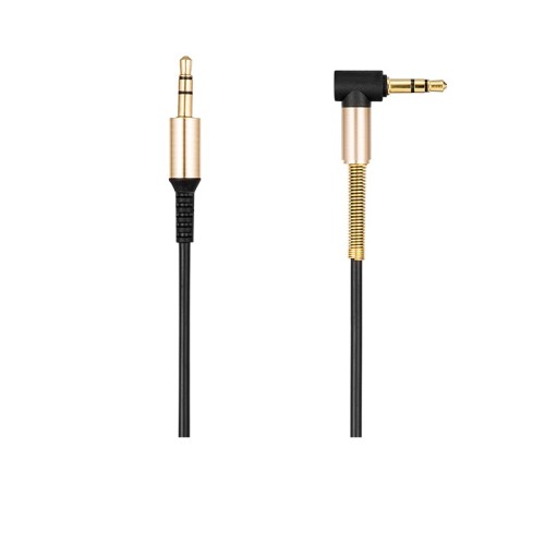 Аудіокабель HOCO UPA02 3.5mm male to 3.5mm male, TPE, 1m, Black