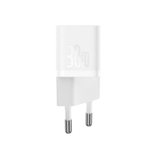 Мережевий зарядний пристрій Baseus GaN5 Fast Charger(mini) 1C 30W EU White