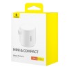 Портативний насос для матраців Baseus PocketGo Portable Air Pump Stellar White