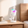 Зволожувач повітря з проекцією зоряного небаl HOCO HX34  280ml Starry sky humidifier White