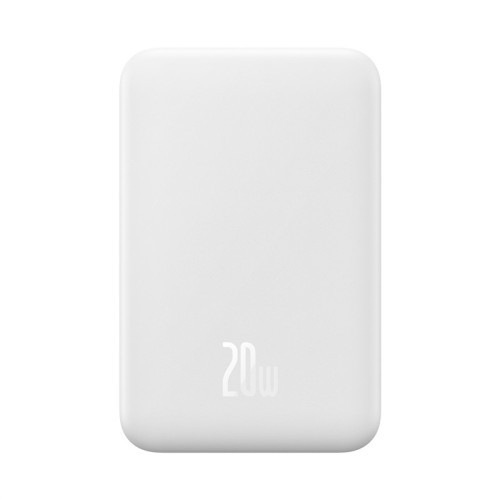 Зовнішній акумулятор Baseus Magnetic Mini Wireless Fast Charge Power Bank 20000mAh 20W White