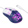 Маніпулятор миша HOCO GM51 Sky luminous gaming wired mouse white＆blue