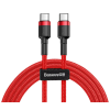 Кабель Baseus Cafule USB Cable Type-C-Type-C 3A 1m Red