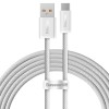 Кабель Baseus Dynamic Series Fast Charging Data Cable USB to Type-C 100W 1m White