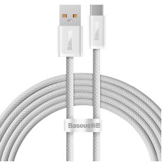 Кабель Baseus Dynamic Series Fast Charging Data Cable USB to Type-C 100W 1m White