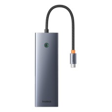 USB-хаб Baseus UltraJoy Series 10-Port HUB Docking Station Space Grey（Type-C to HDMI4K@60Hz*1+VGA*1+USB 3.0*3+PD*1+RJ45*1+SD/TF*1+3.5mm*1）