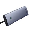 USB-хаб Baseus UltraJoy Series 10-Port HUB Docking Station Space Grey（Type-C to HDMI4K@60Hz*1+VGA*1+USB 3.0*3+PD*1+RJ45*1+SD/TF*1+3.5mm*1）