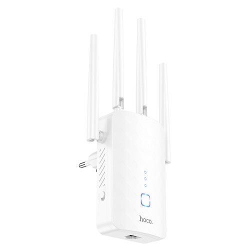 Ретранслятор Wi-Fi HOCO HI35 WiFi4 repeater White