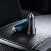 Автомобільний зарядний пристрій Baseus Golden Contactor Pro Dual Fast Charger Car Charger C+C 40W Blue