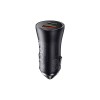 Автомобільний зарядний пристрій Baseus Golden Contactor Max Dual Fast Charger Car Charger U+C 60W Dark Gray
