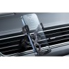 Автотримач для телефона Baseus Stable Gravitational Car Mount Lite (Air Outlet Version) black